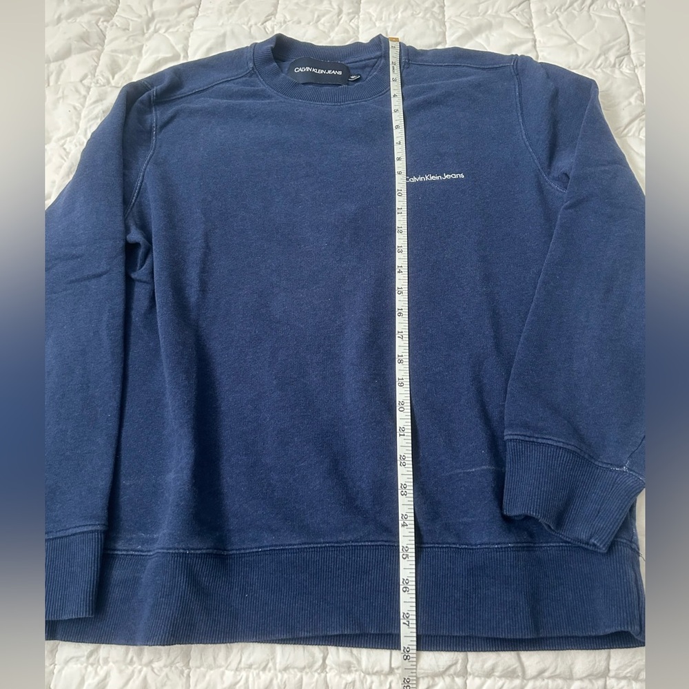 Calvin Klein Jeans Men's Navy Crewneck Sweater